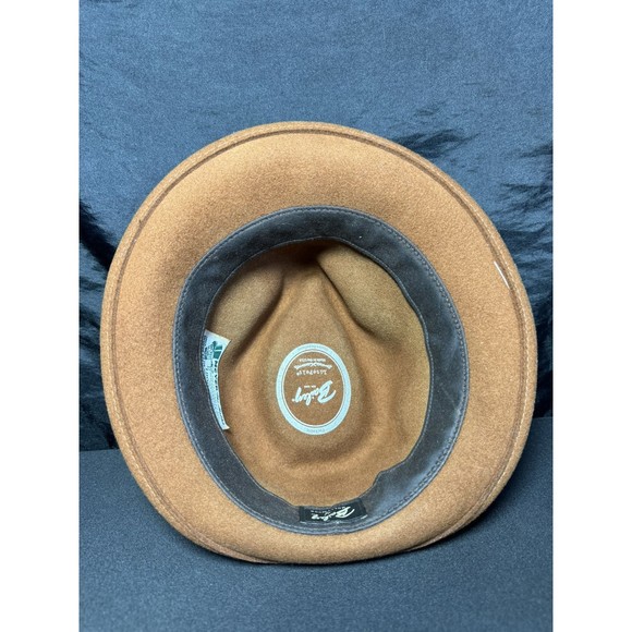 Bailey Of Hollywood Fedora Litefelt Packable Made in USA Feathers Brown - Picture 8 of 12